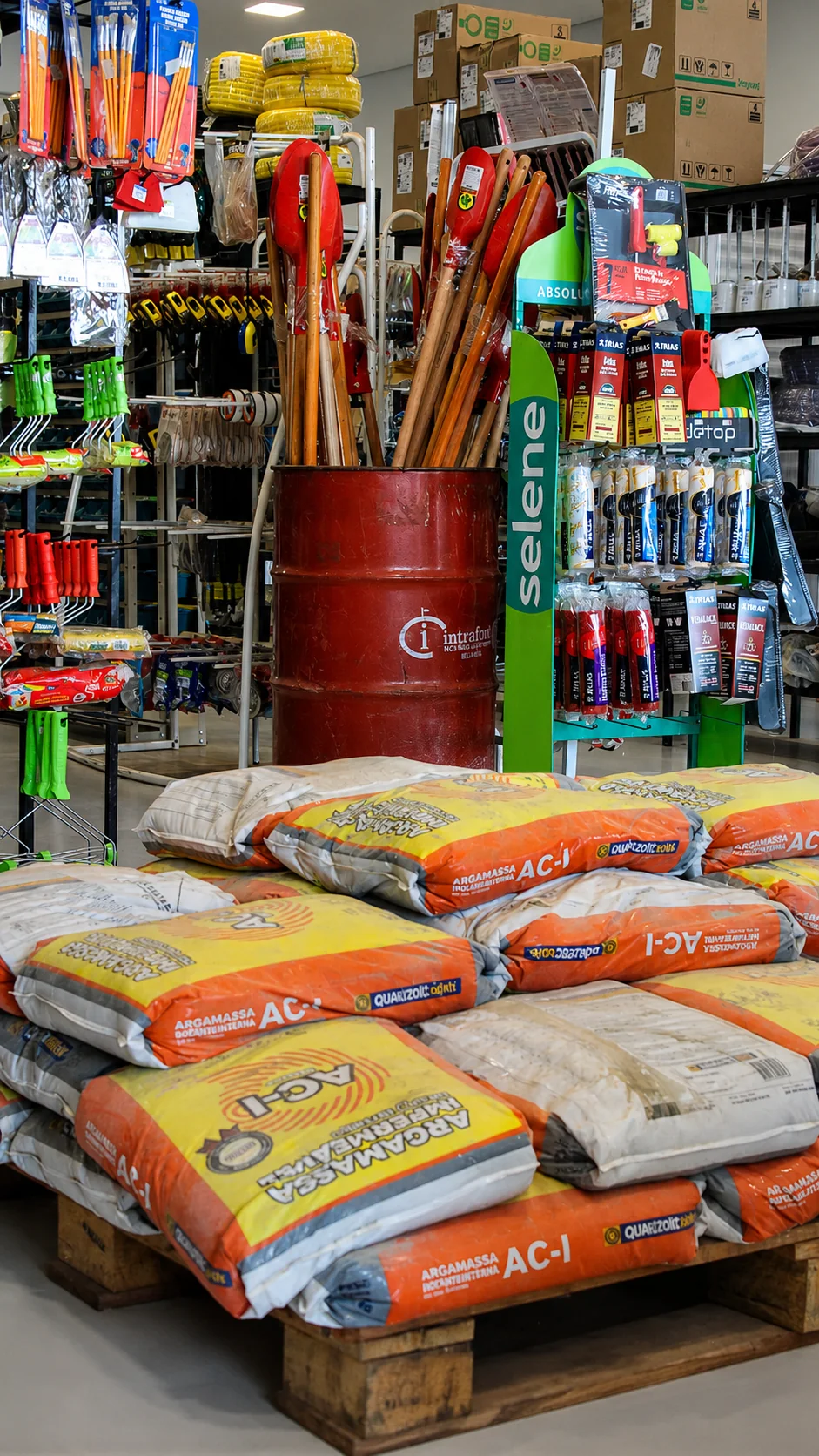 Foto 5 da estrutura, produtos e estoque da Nogueira Materiais de Construção em Sinop MT